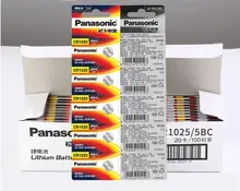 100pcs/lot New Original Panasonic CR1025 CR 1025 3V Lithium Button Battery Coin Cell Batteries