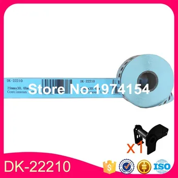 

2 Rolls Brother DK-22210 Label Compatible Etiketten 29mm*30.48M Continuous for QL570 QL700 DK-2210 Thermal Label