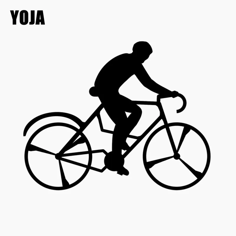 

YOJA 44CM*35.1CM Lovely Extreme Sport Bicycles Decor Wall Sticker PVC Sitting Room The Bedroom Kitchen And Gym W2-551