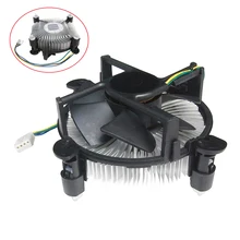 4 PinDesktop Computer PC Aluminum CPU Heatsink cheap Cooler Fan for LGA 775 or LGA1155/1156/1150 3type