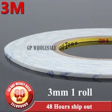 3 мм* 50 м) белая двусторонняя клейкая Клейкие ленты Бонд для мобильного телефона ЖК-дисплей/сенсорной панелью/Дисплей/Экран Корпус/случае кабель ремонт