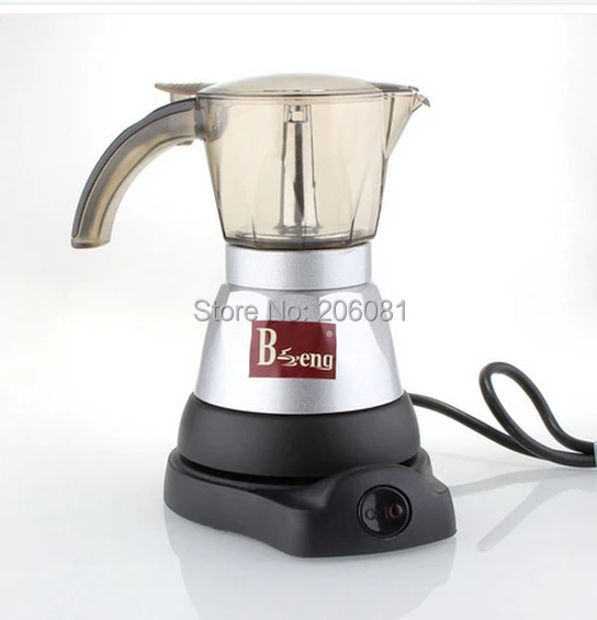 Electric Mocha coffee maker 3CUPS capacity 220v