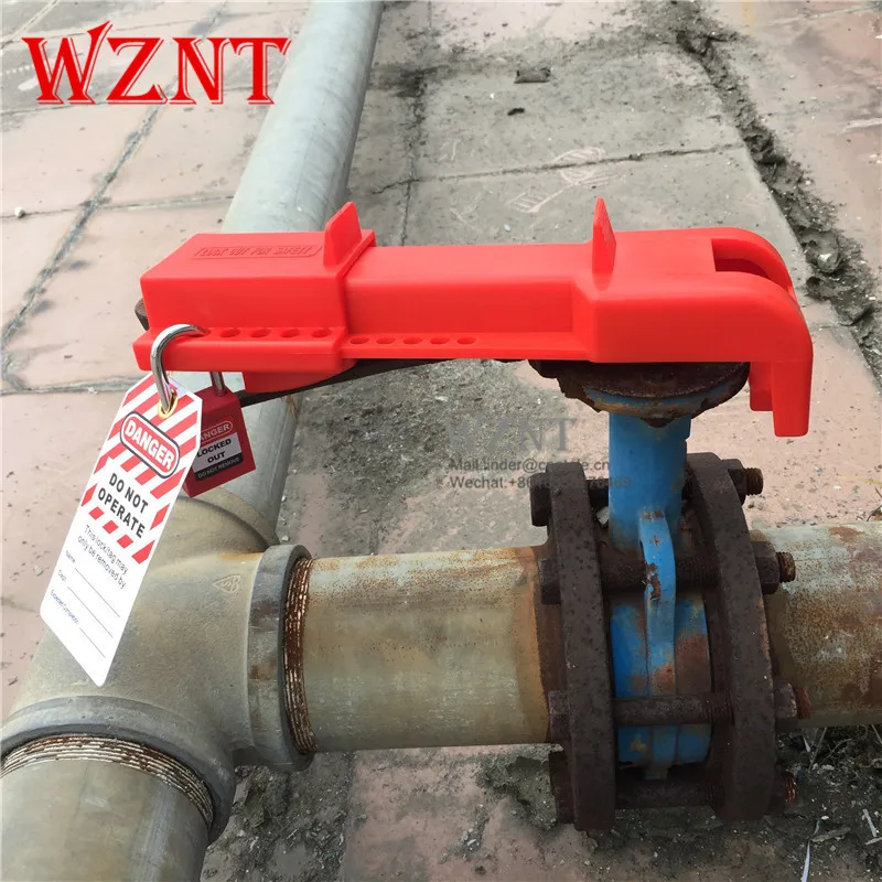 Red Universal Butterfly Valve Lockout ,butterfly valve locking device