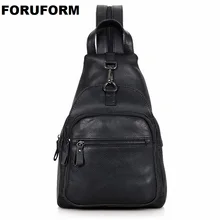 Дизайн из натуральной кожи воловьей кожи ретро Мужская сумка через плечо треугольный пакет для путешествий LI-1583