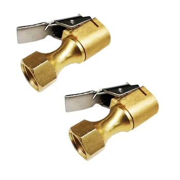 

MENSI Close Flow Straight Lock-On Air Chuck with Clip for Tire Inflator 2PCS/lot