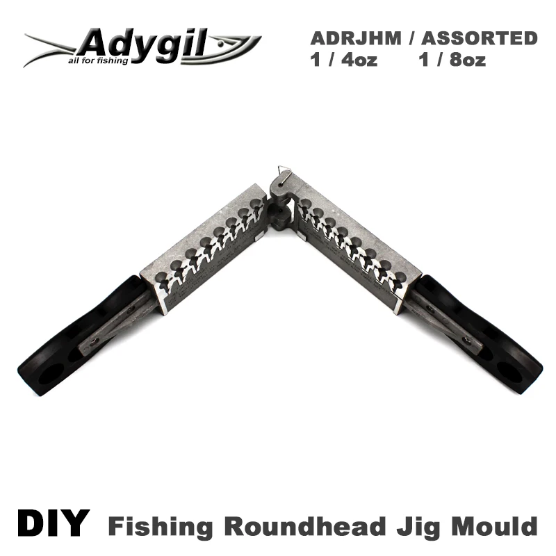 Форма для рыболовных колец adyil DIY ADRJHM/Ассорти комбинированная 1/4 унции (7 г) 1/8 (3 5 8