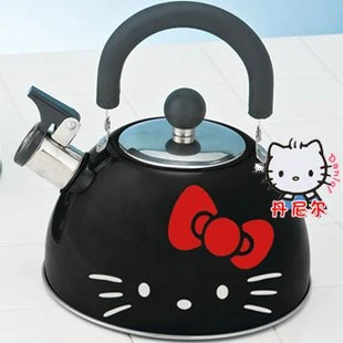 Hello Kitty Enamel Stove Top Whistling Tea Kettle Pots Boiler Kitchen  Appliance Heart Red Sanrio dropship Wholesale - AliExpress