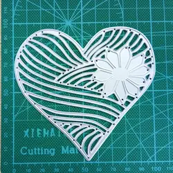 Hemere сердце рамки металла прорезной трафарет для окраски для DIY Скрапбукинг изготовление бумажных карточек Декоративные ремесло тиснение