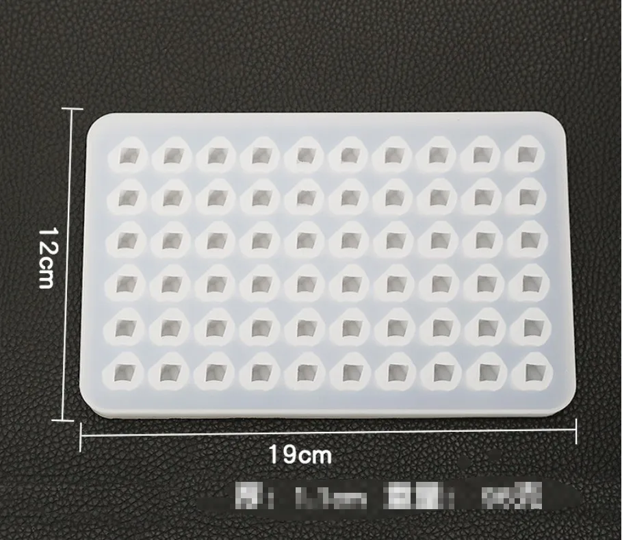Новая прозрачная силиконовая форма, смола, декоративное ремесло, сделай сам, 60 кубиков льда, комбинации, формы, формы для эпоксидной смолы, для ювелирных изделий