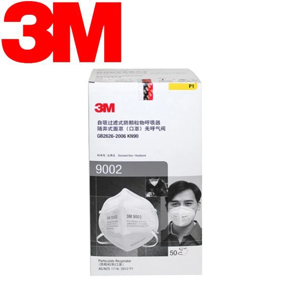3M 9002 KN90 складной Пылезащитная маска для головы(промышленное загрязнение/Защита от езды на велосипеде/PM2.5