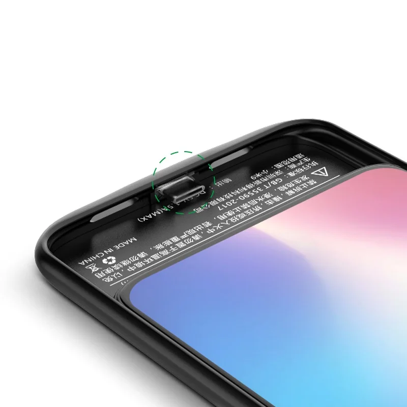 Ультратонкий внешний резервный аккумулятор для Xiaomi Mi 9 Mi8 MIX 2 SE Mi6 A2 6X 2S Mi9 с мягкой