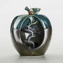 Новая горелка для благовоний с обратным потоком благовония керамические изделия благовония Ddiffuser домашний офис горная река рукодельный держатель благовоний