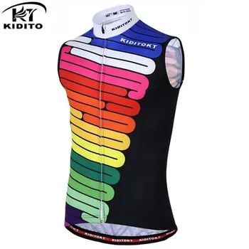 

KIDITOKT Cycling Jersey Cycling Clothing Cycling Uniforms Sleeveless Maillot Ropa Ciclismo Bicicleta MTB Road Bicycle Vests Wear