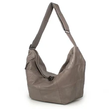 Женские сумки, натуральная кожа, сумка-мешок, настоящая коровья кожа, женские сумки через плечо