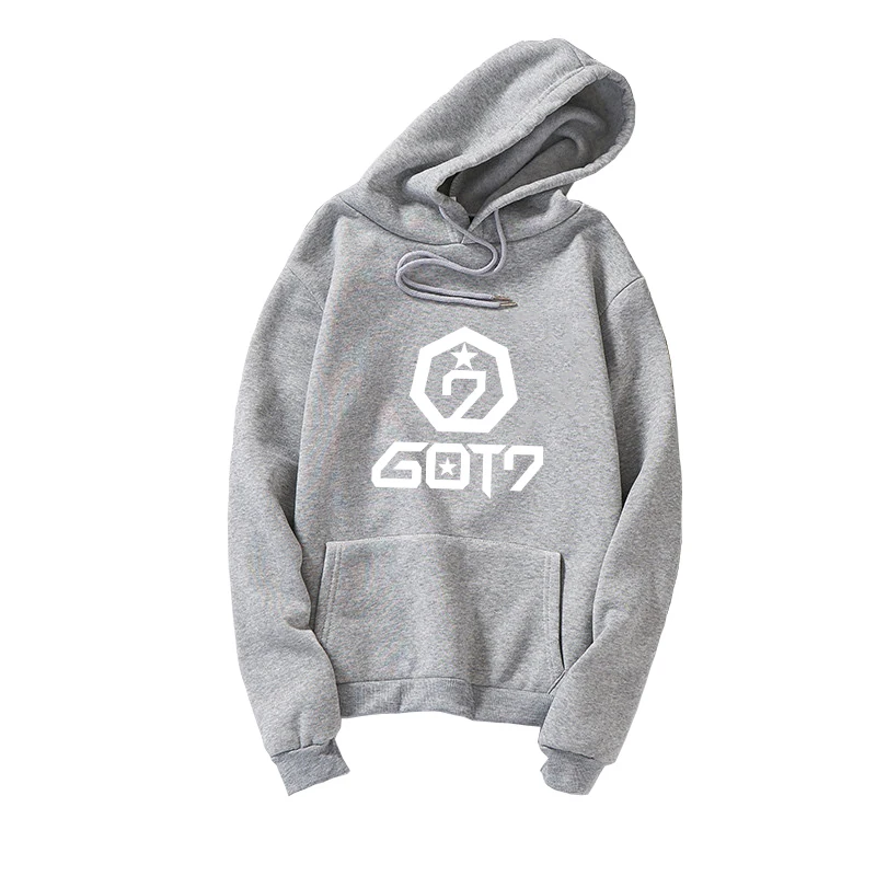 Kpop GOT7 Hoodies Women Men Casual Harajuku Loose Oversized Pullover Sweatshirt Unisex Fleece Printed Tracksuit Moletom Feminino (3)