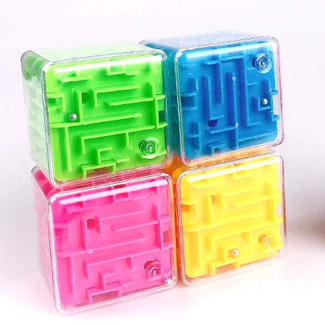 

3D Cube Puzzle Maze Toy Hand Game Fun Brain Game Challenge Fidget Toys Balance Educational Toys for children Montessori Thinking