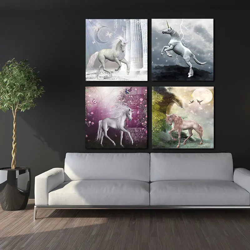 Canvas Painting Wall Art Picture The aesthetic of the Unicorn paintings canvas modern art ...