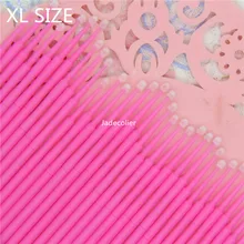 Jadecolier 1 упаковка(100 шт./упак.)/лот 5 размеров одноразовые микро-ватные тампоны для чистки ресниц съемные инструменты для макияжа