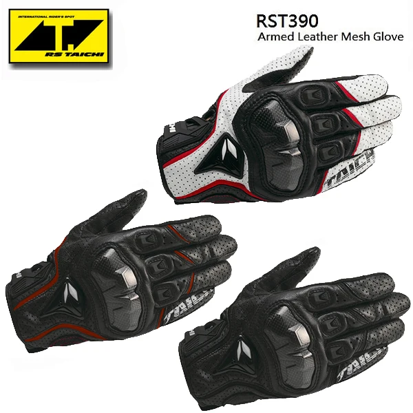 Дышащие кожаные мотоциклетные перчатки Taichi RST390 гоночные мужские