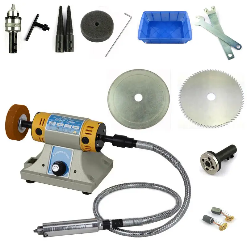 Tm 2 Gem Jewelry Rock Polishing Buffer Bench Lathe Polisher