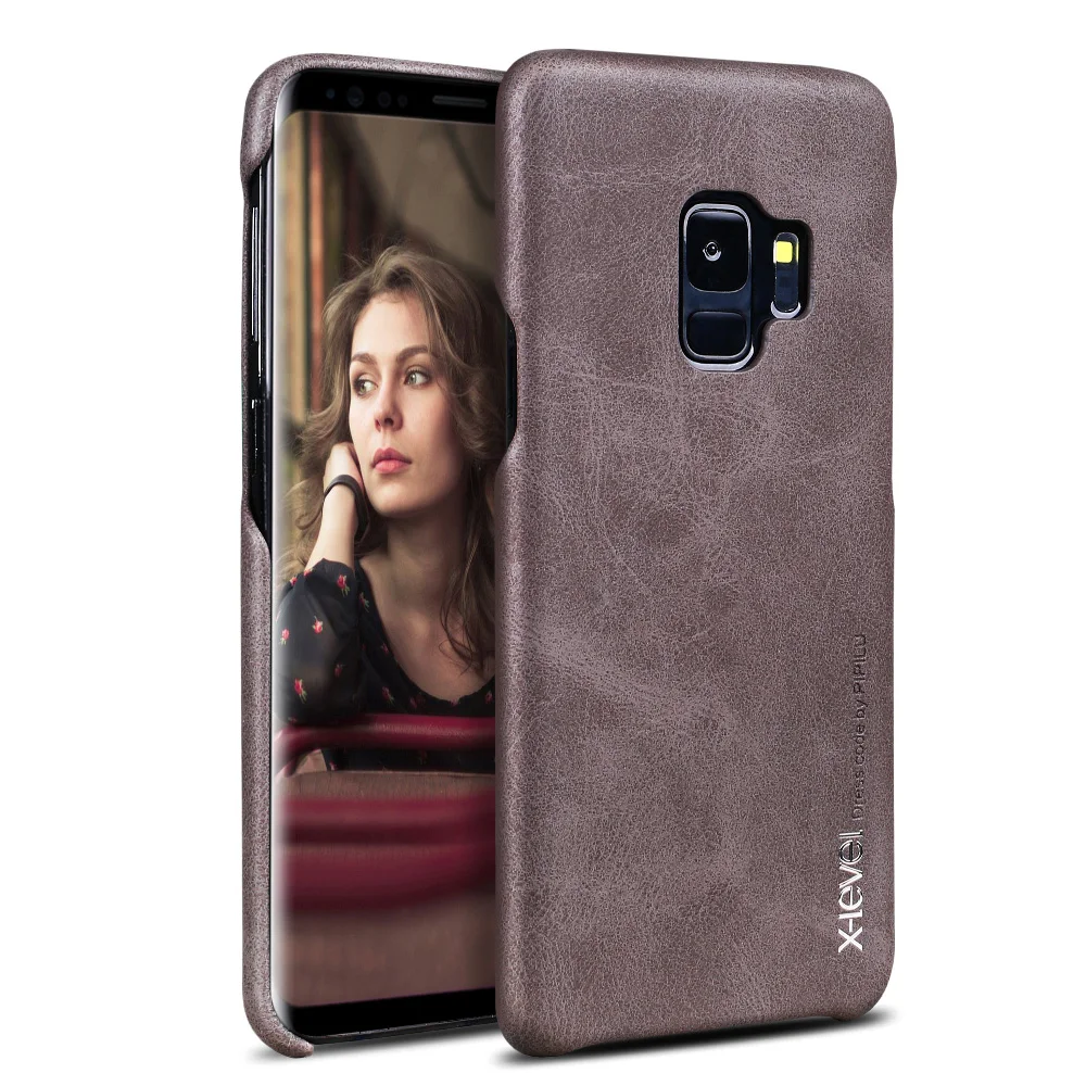 X Level чехол для samsung Galaxy S10 Plus из искусственной кожи Note 9 телефона s черный|case for