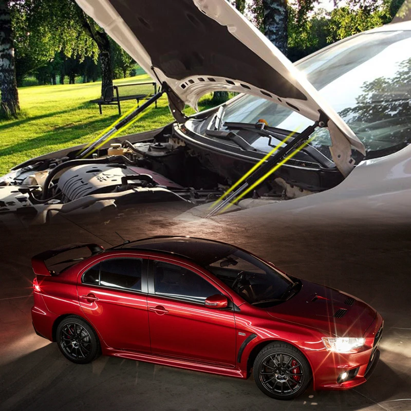 Для Mitsubishi Lancer EX 2008 2017 нержавеющая опорная часть крышки двигателя стержень