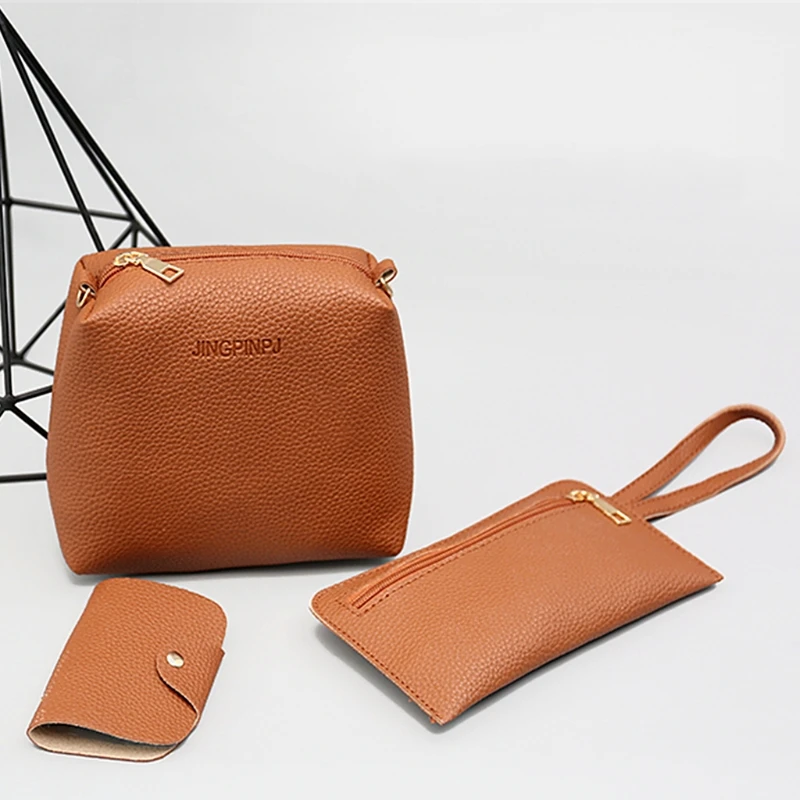 THINKTHENDO 4 шт. женская модная сумка сумки на плечо сумка-тоут кошелек сумка-мессенджер набор
