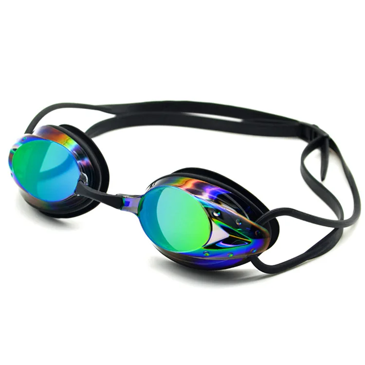 

Electroplating HD Waterproof And Anti-Fog Professional Competition Training Swimming Goggles