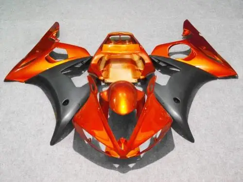 

Motorcycle Fairing kit for YAMAHA YZFR6 03 04 05 YZF R6 YZF600 2003 2004 2005 YZF 600 ABS Orange black Fairings set+7gifts YF29