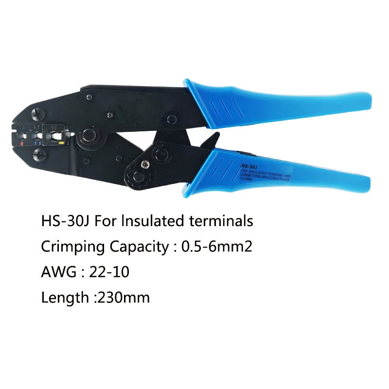 Kopen Multitool krimptang terminal set, full Pre isolerende jointcrimp mouwen elektrische terminals voor kabel 0.5 6mm2 AWG22 10