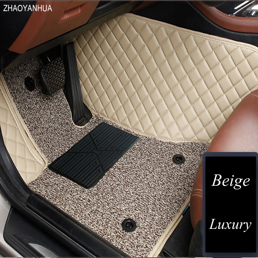 ZHAOYANHUA Car floor mats for Toyota Corolla RAV4 Mark X Crown Verso FJ