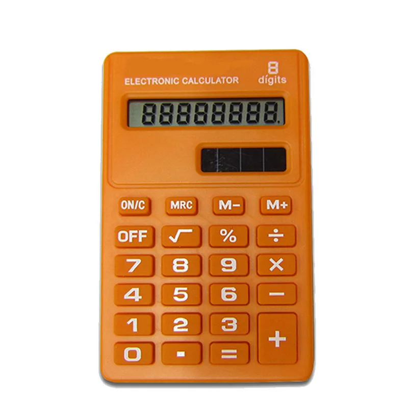 

2018 Cartoon Mini Calculator 8 Digits Display Dual Power Supply Cute Candy Calculadora Solar Hesap Makinesi Calculatrice Solaire