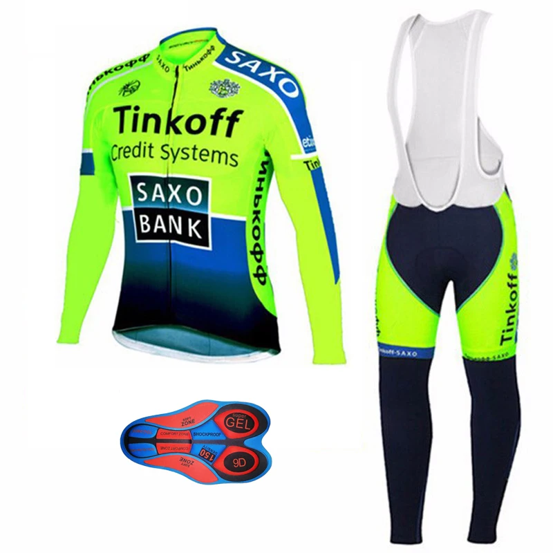 

2018 Tinkoff Thermal Fleece Cycle Wear Winter Ropa Ciclismo Invierno Long Sleeve Cycling Jersey Bicycle Bike Clothing