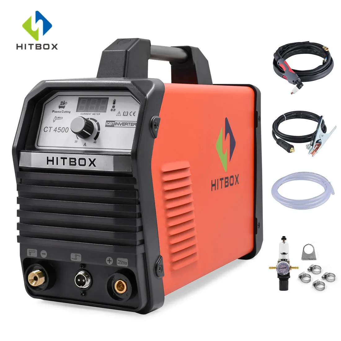 

HITBOX Plasma Cutter CT4500 Clean Cutting Machine Home Factory Use 12mm Quality Cut 220V Plasma Cutting Machine