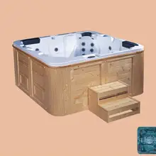 2000 мм джакузи бассейн акриловый гидромассаж серфинг ступенчатый открытый спа NS2003