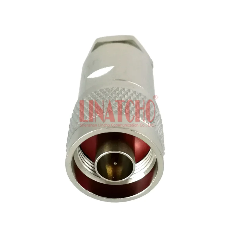 

10 pcs coaxial RF RG8 RG213 LMR400 cable crimp brass bulkhead n male connector