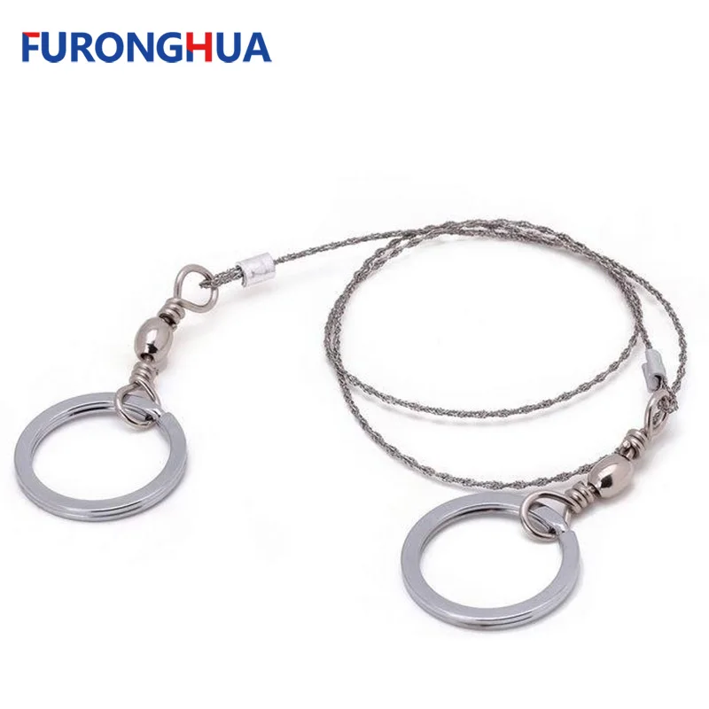 

Convenient Small Field Survival Stainless Wire Saw Hand Chain Saw Cutter Outdoor Emergency Fretsaw Camping Hunting Survival Tool