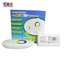 DC 12V 24V RGBW or RGB Led Controller 2.4G RF Touch Screen Remote Control 6A per Channel for smd 5050 3528 5630 led strip light