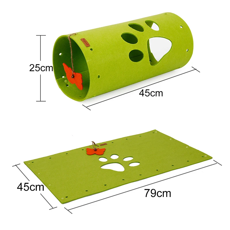 1 шт. зоотовары для щенков играть туннель трубы игрушка для кота Кошка Туннель складной ПЭТ играть туннель Crinkle котенок собака игрушка