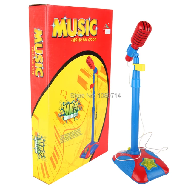 Buy Free Shipping Kid MP3 Microphone Stand with Stage