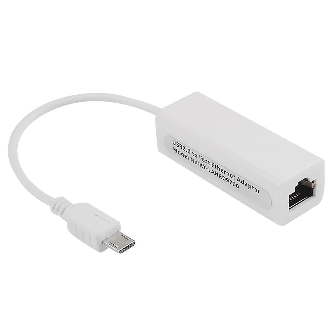 YOC-5psc SODIAL(R)/микро USB 5 Pin 10/100 Мбит/с RJ45 LAN Ethernet-адаптер для планшетных ПК