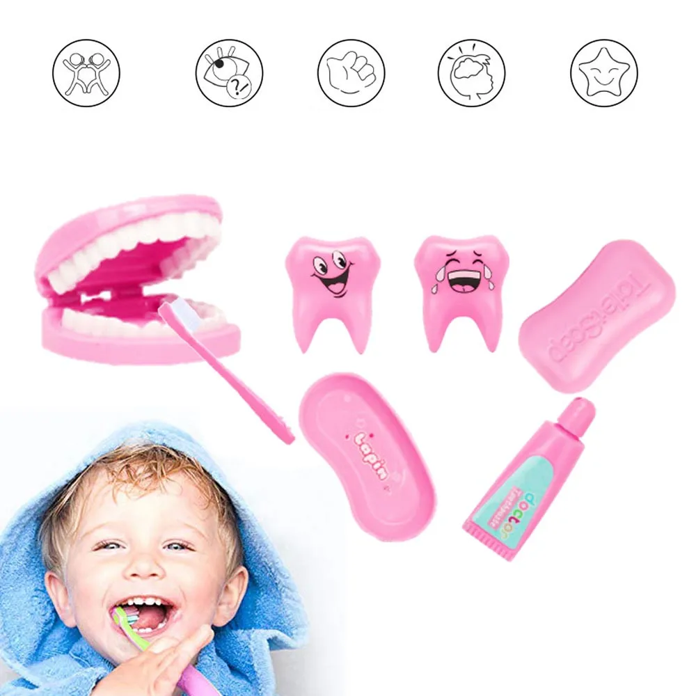 Детские пластиковые игрушки для ролевых игр, игрушечный набор врача, стоматологические инструменты для стоматолога, подарки, инструменты для стоматологов, детские игрушки для ролевых игр