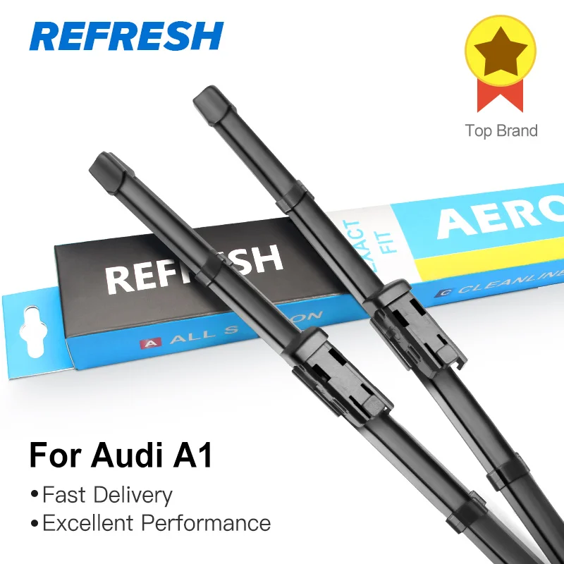 

Стеклоочистители для Audi A1 24 дюйма и 16 дюймов от 2010 до 2015 года REFRESH Щетки стеклоочистителя для Audi A1 Fit Push Button Arms 2010 2011 2012 2013 2014 2015