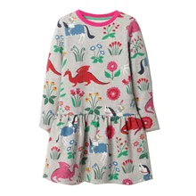 

Animal Dress For Girls Cotton Long Sleeve Princess Dress Children Costume 2018 New Kids Party Dresses Baby Girl Clothes