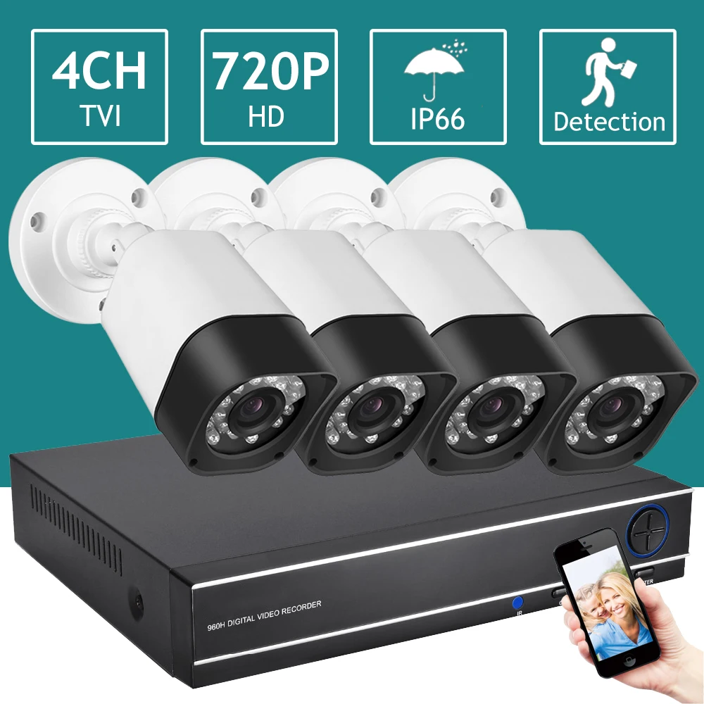 Night Vision IP66 Waterproof Wireless CCTV Camera System ...