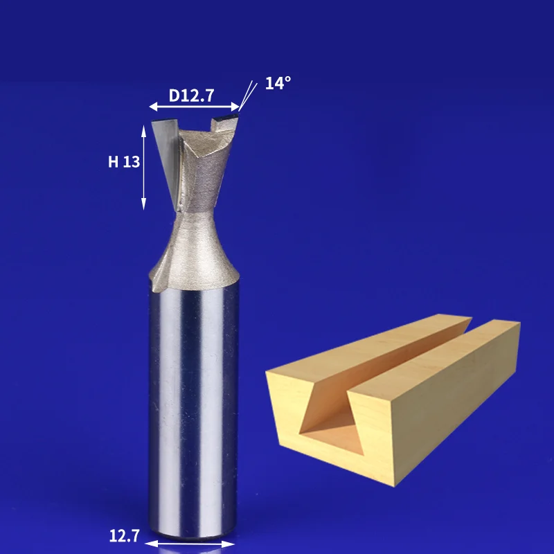 1 шт- ЧПУ твердосплавные деревообрабатывающие фрезы, инструмент по дереву, ящики, шкафы, коробки, декоративные коробки, подарочные коробки - Длина режущей кромки: 12.7mm x 12.7mm