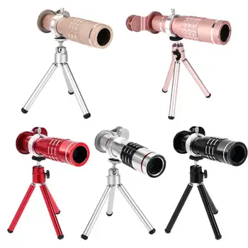 

Aluminum Tripod Tripode Gorillapod +Tripod Lens Cover for Smart Phone 18X Zoom Phone with Telescope Telephoto Camera Lens