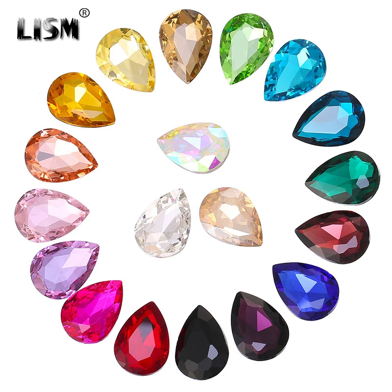 

Multiple Colour Available Water Droplets Stones And Crystals Sew On Rhinestone Wedding Dress Decorations For Crafts