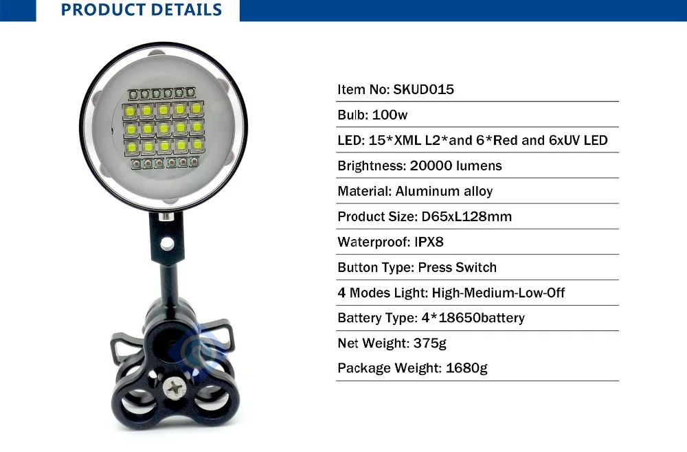 Профессиональная фотография дайвинг вспышка светильник Дайвинг видео светильник подводная фотография фонарь подводная вспышка светильник набор лотков