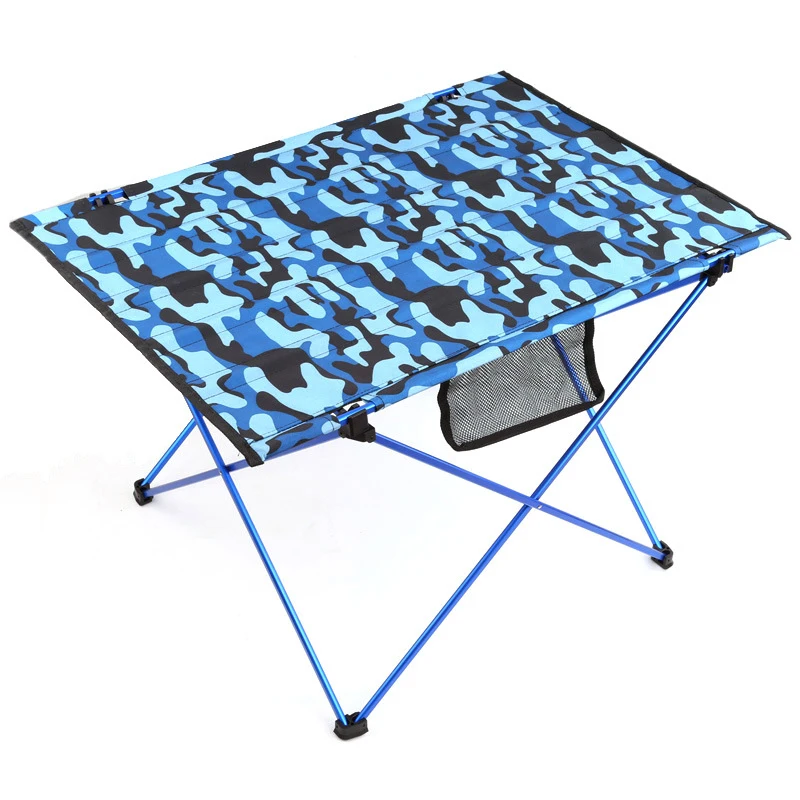 

Outdoor Picnic Table Camping Portable Aluminum Alloy Folding Table Waterproof Oxford Cloth Ultra Light Durable Desk Camouflage